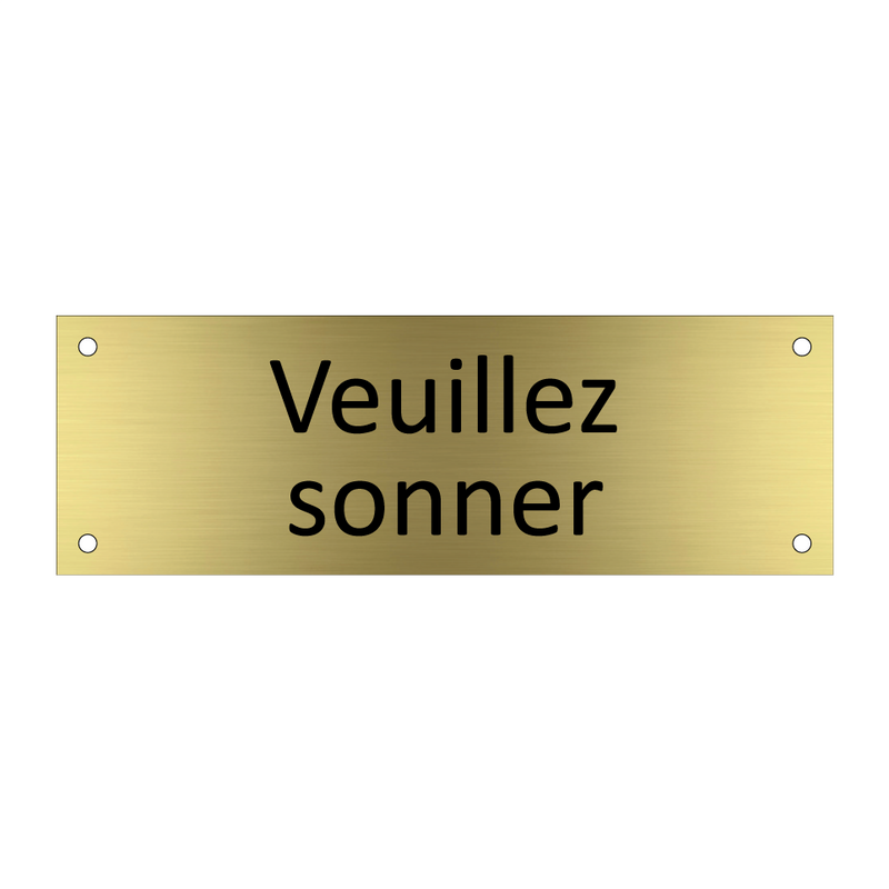 Veuillez sonner