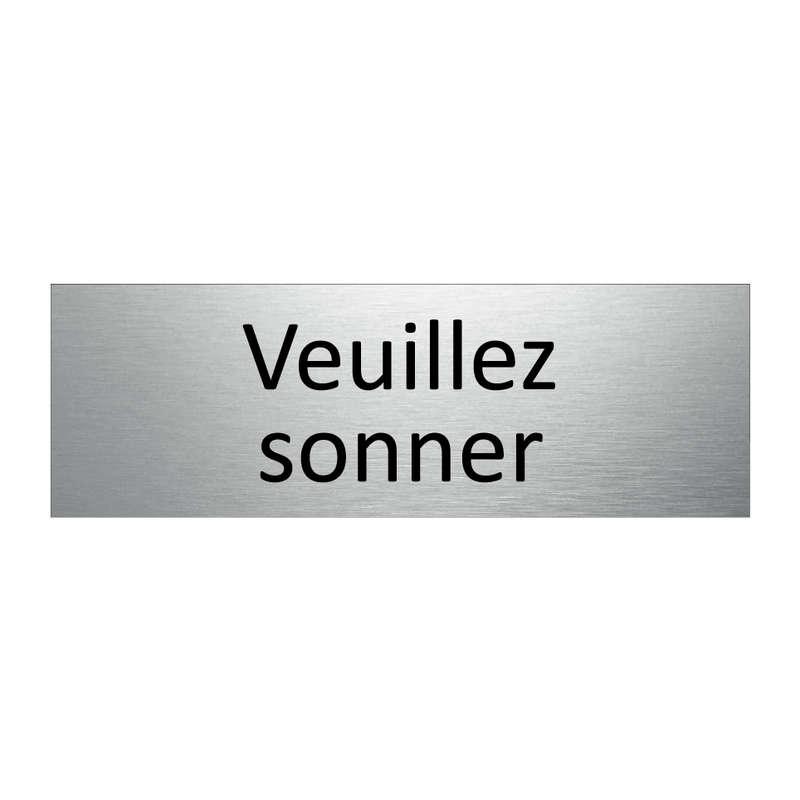 Veuillez sonner