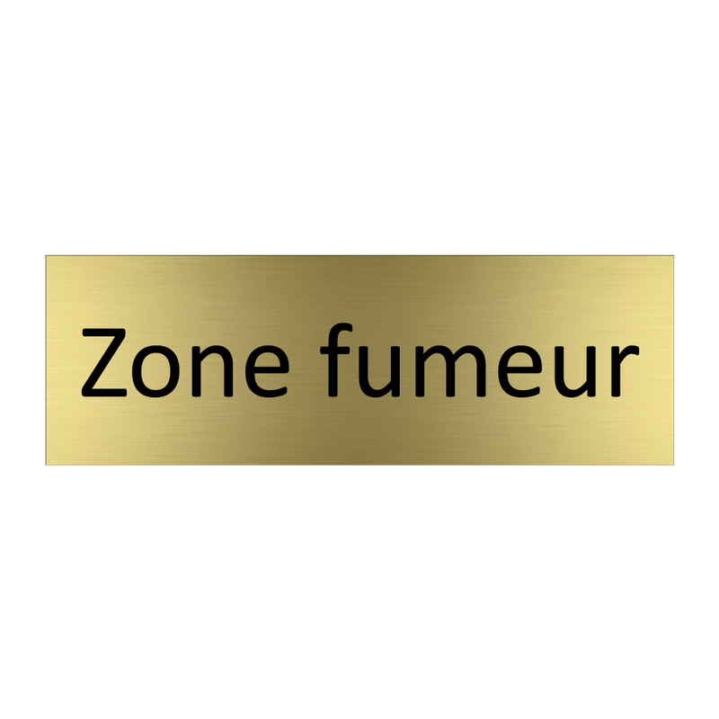 Zone fumeur