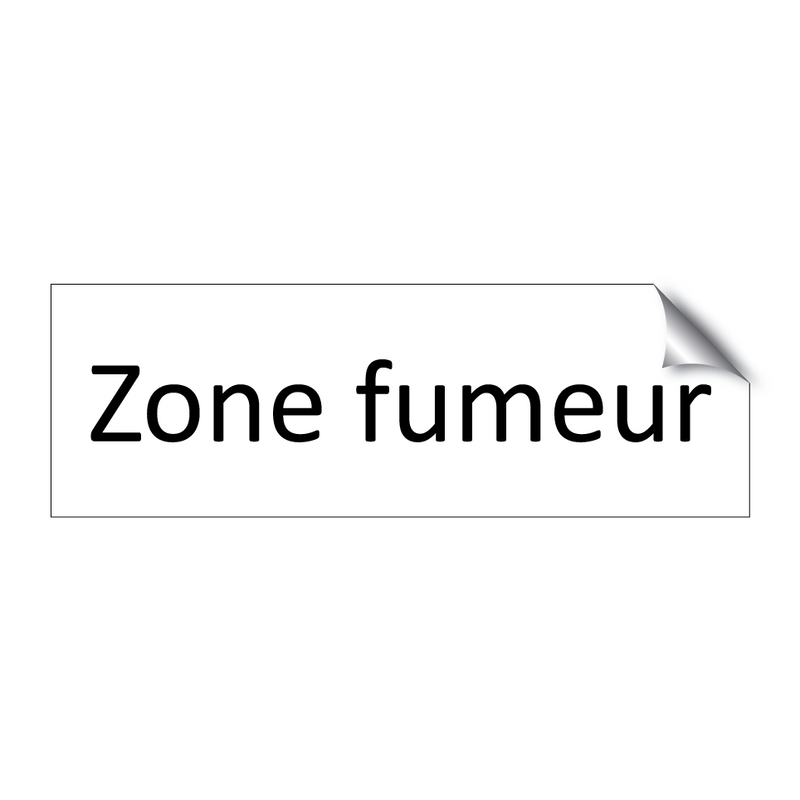 Zone fumeur