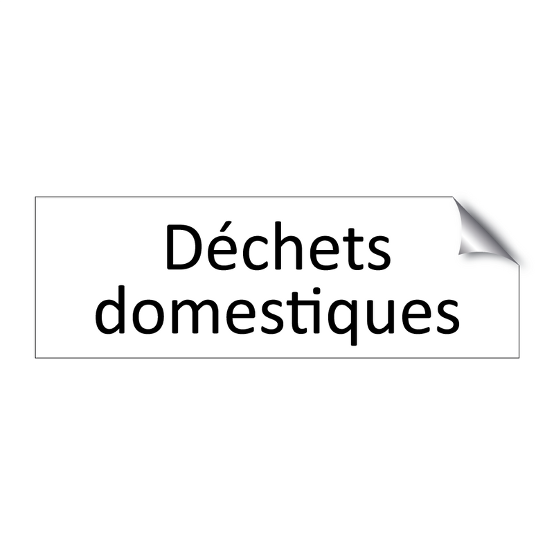 Déchets domestiques