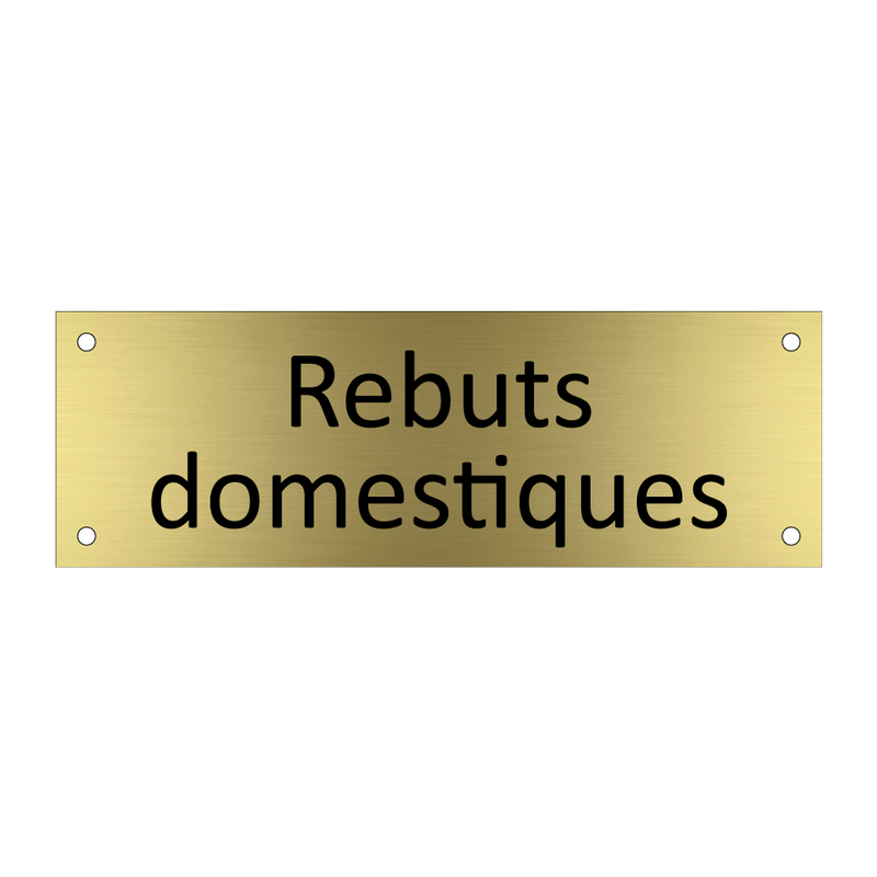 Rebuts domestiques