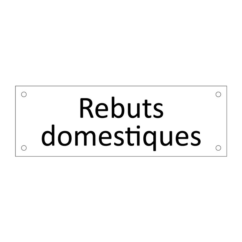 Rebuts domestiques