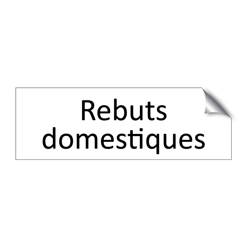 Rebuts domestiques