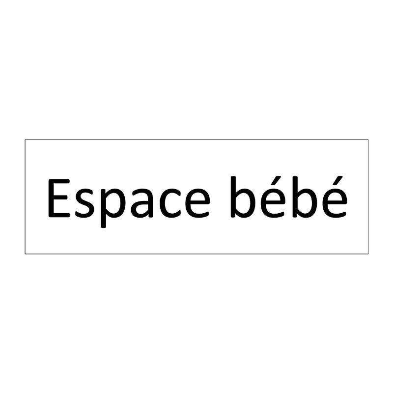 Espace bébé