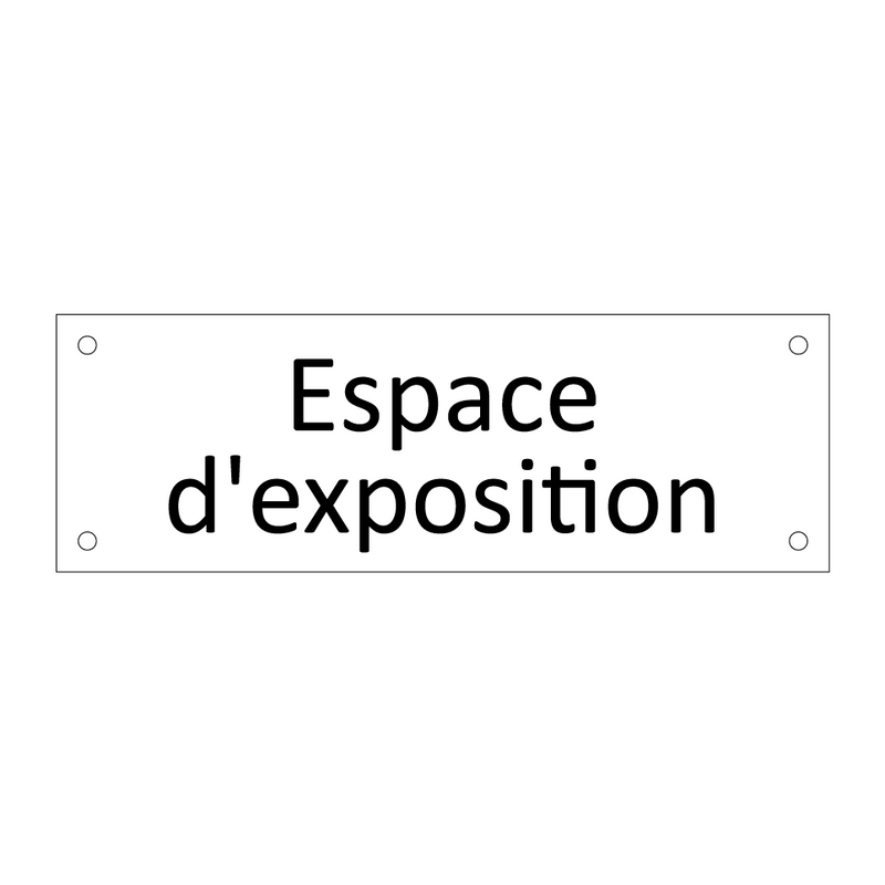 Espace d'exposition