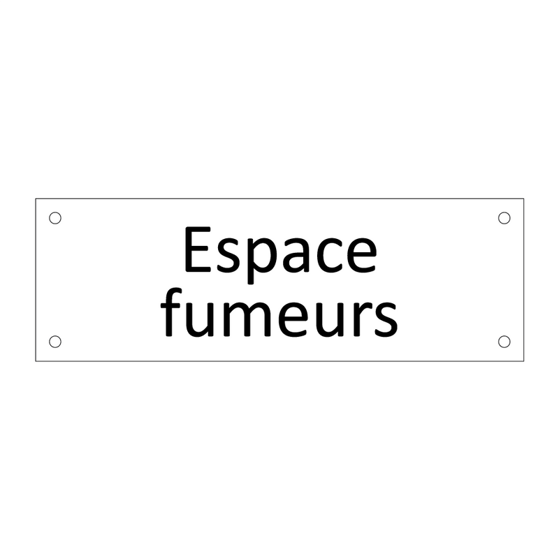 Espace fumeurs