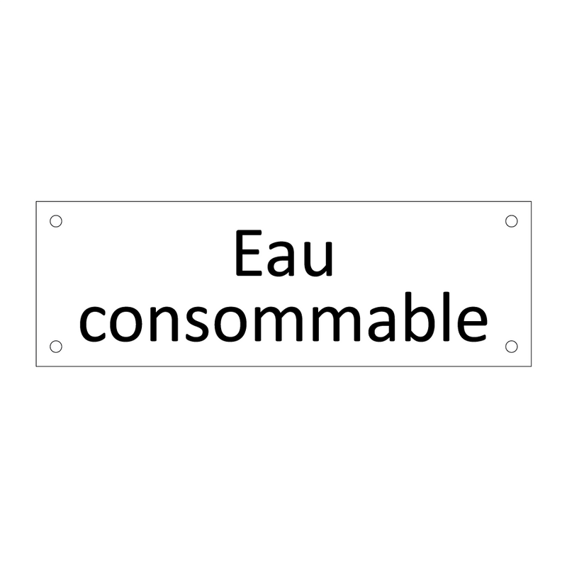 Eau consommable