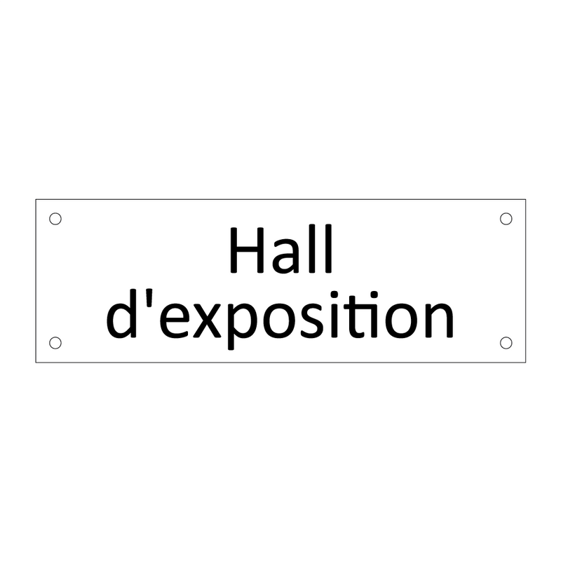 Hall d'exposition