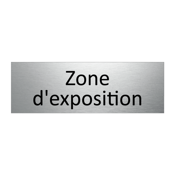 Zone d'exposition