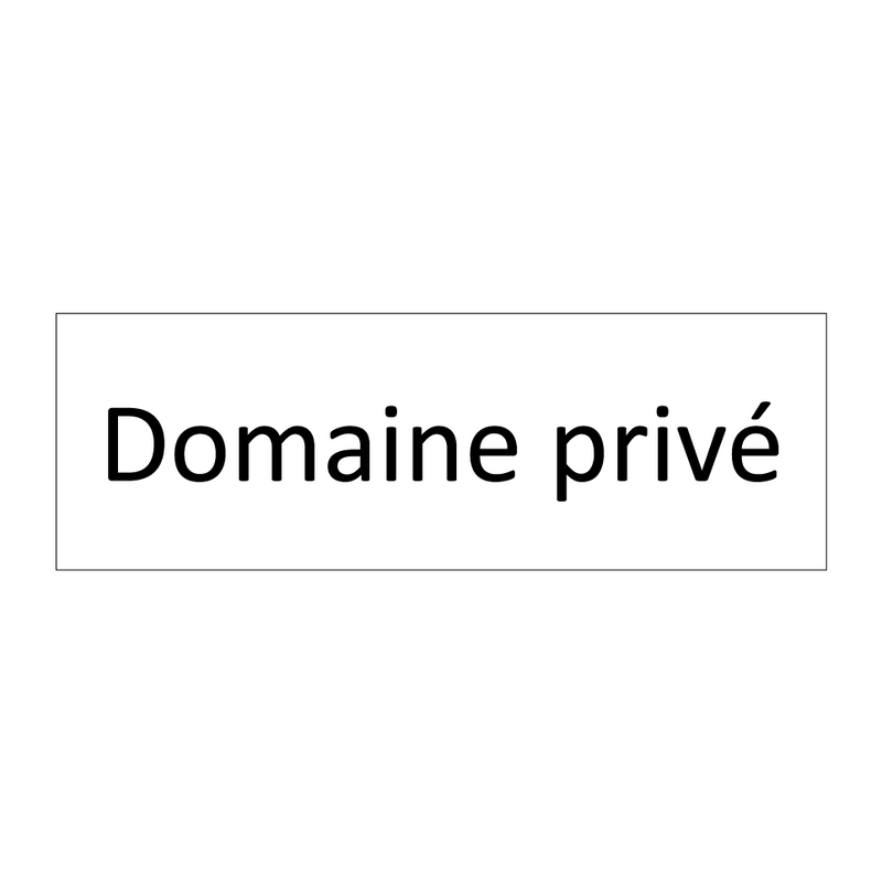 Domaine privé