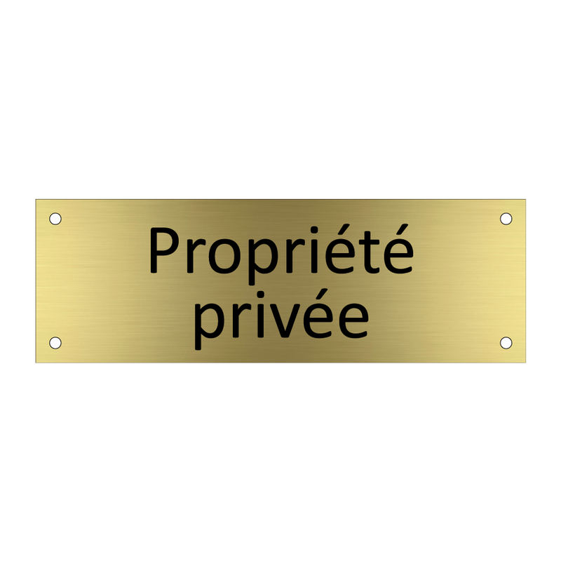 Propriété privée