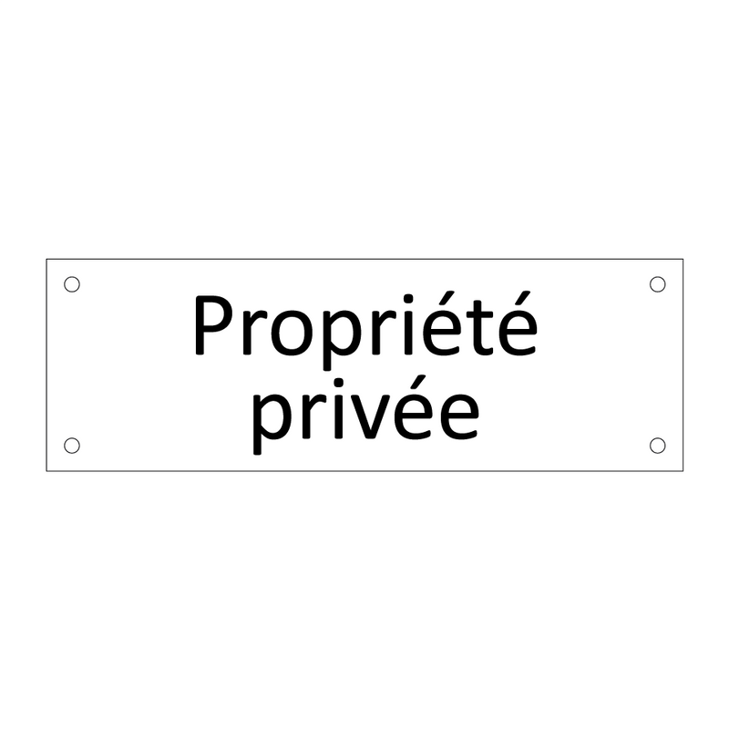 Propriété privée