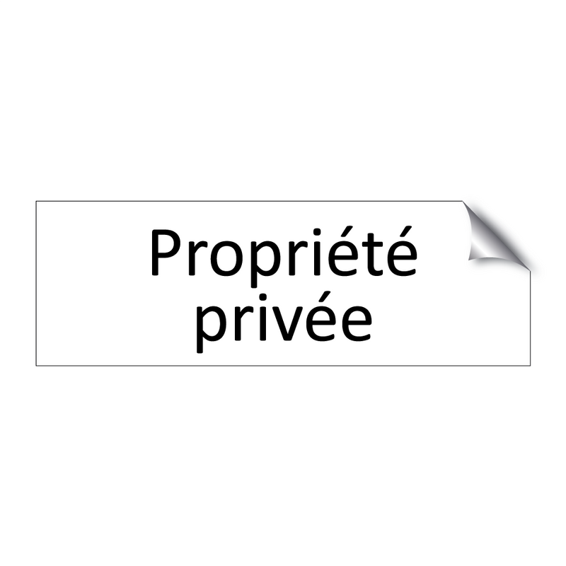 Propriété privée