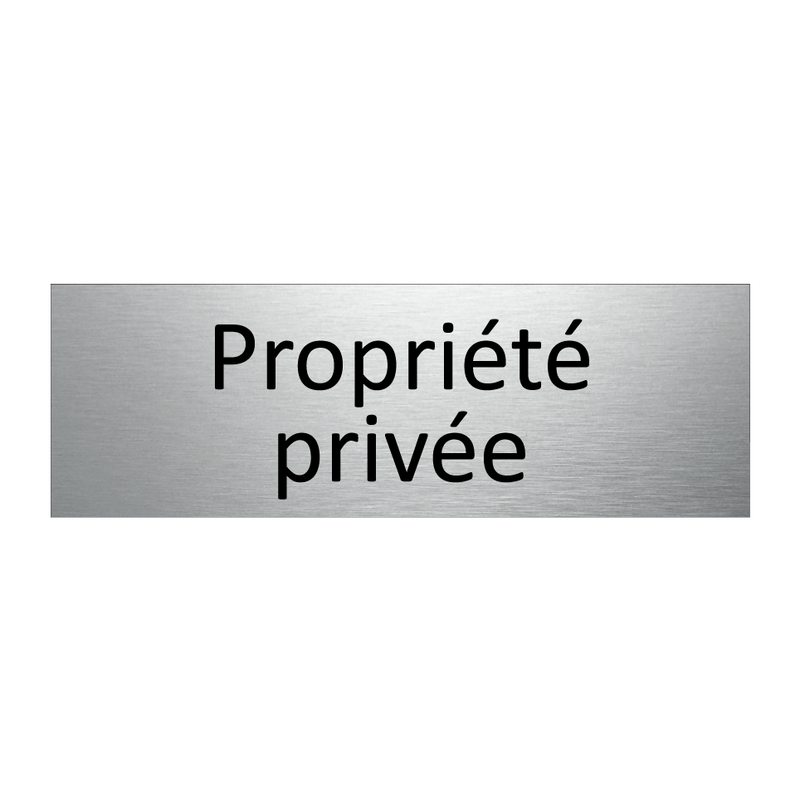 Propriété privée