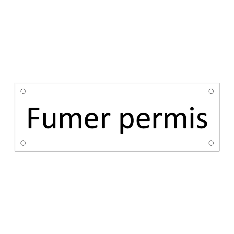 Fumer permis