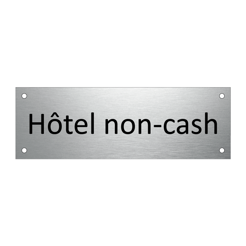 Hôtel non-cash