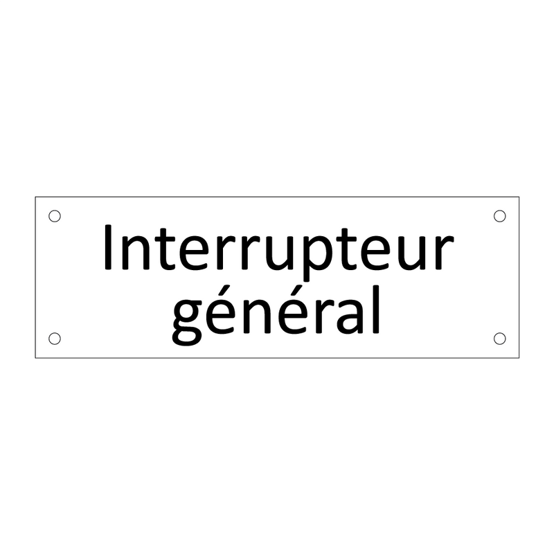 Interrupteur général