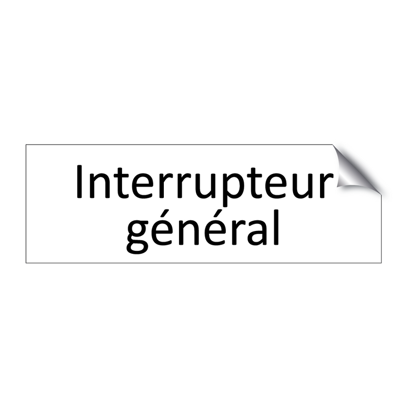 Interrupteur général