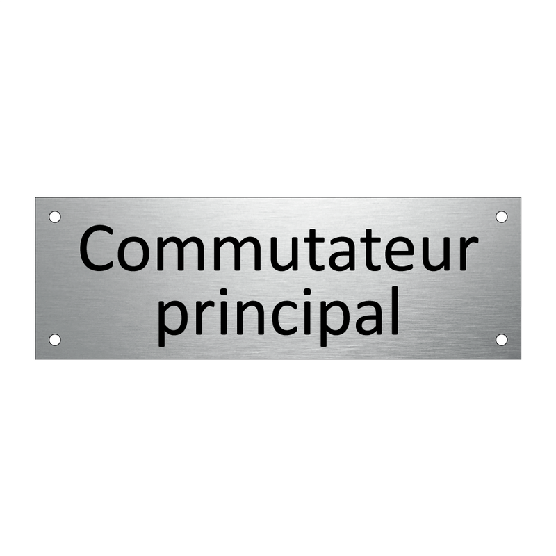 Commutateur principal