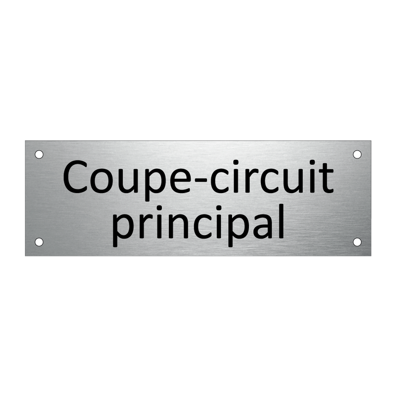 Coupe-circuit principal