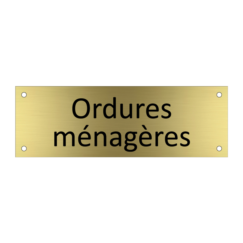 Ordures ménagères