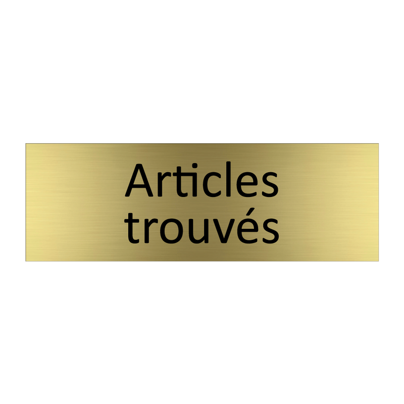 Articles trouvés