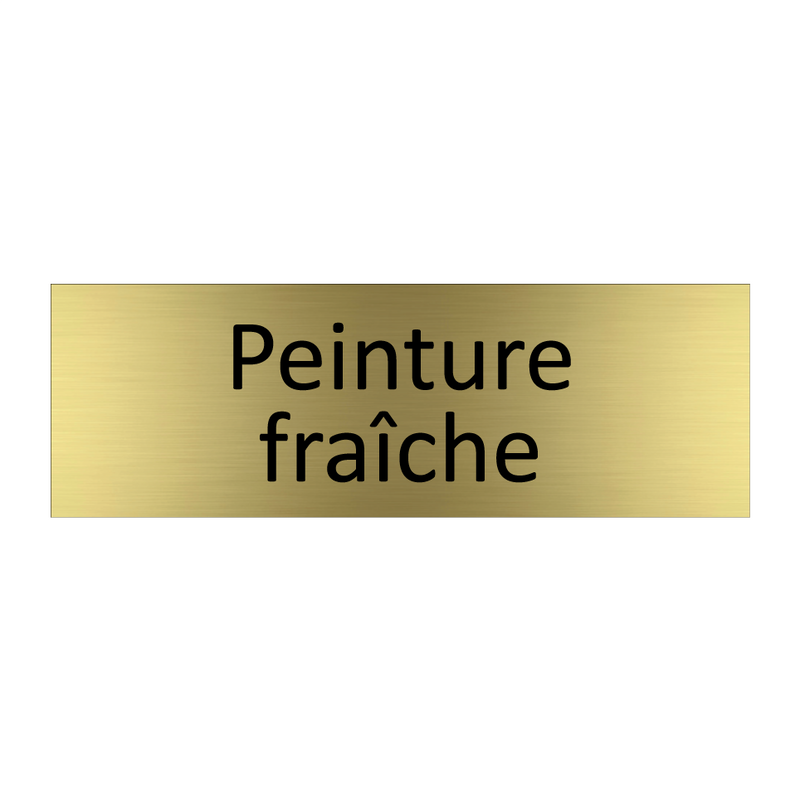 Peinture fraîche