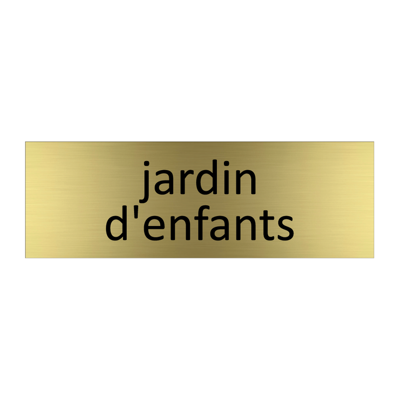 jardin d'enfants