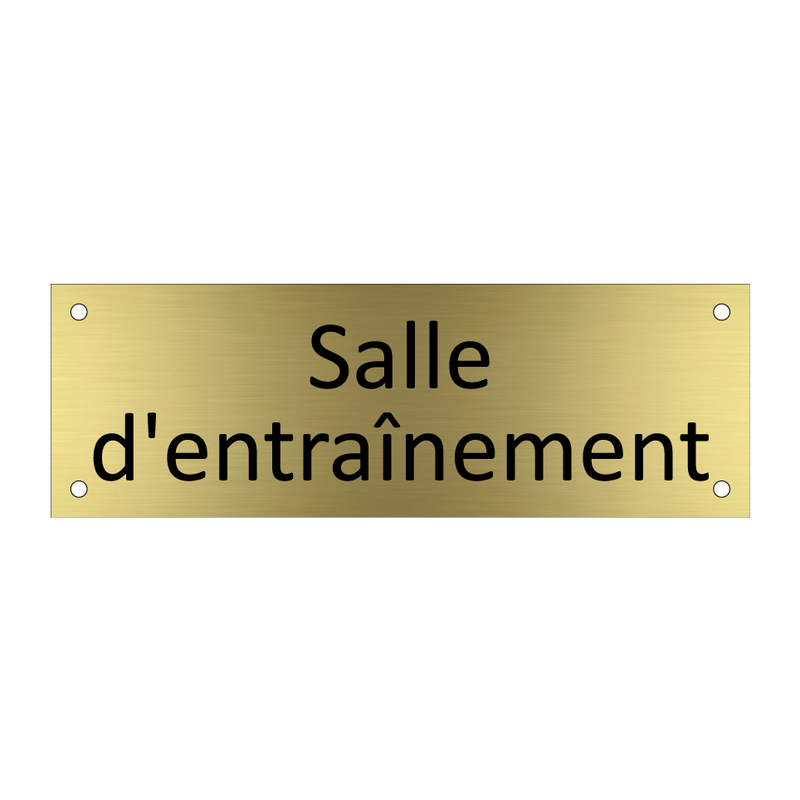 Salle d'entraînement