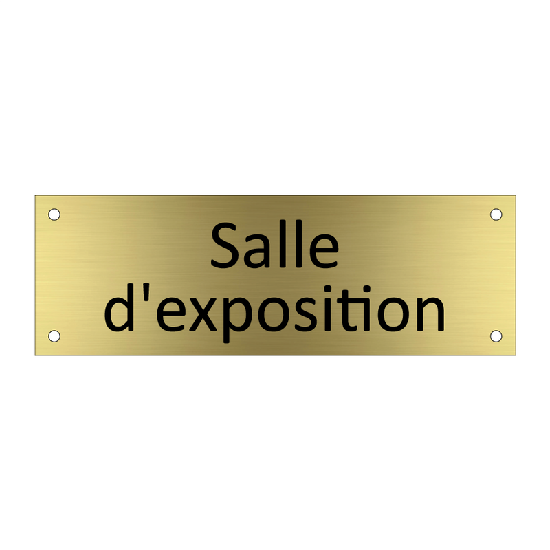 Salle d'exposition