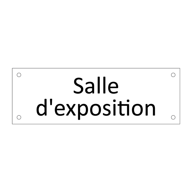 Salle d'exposition