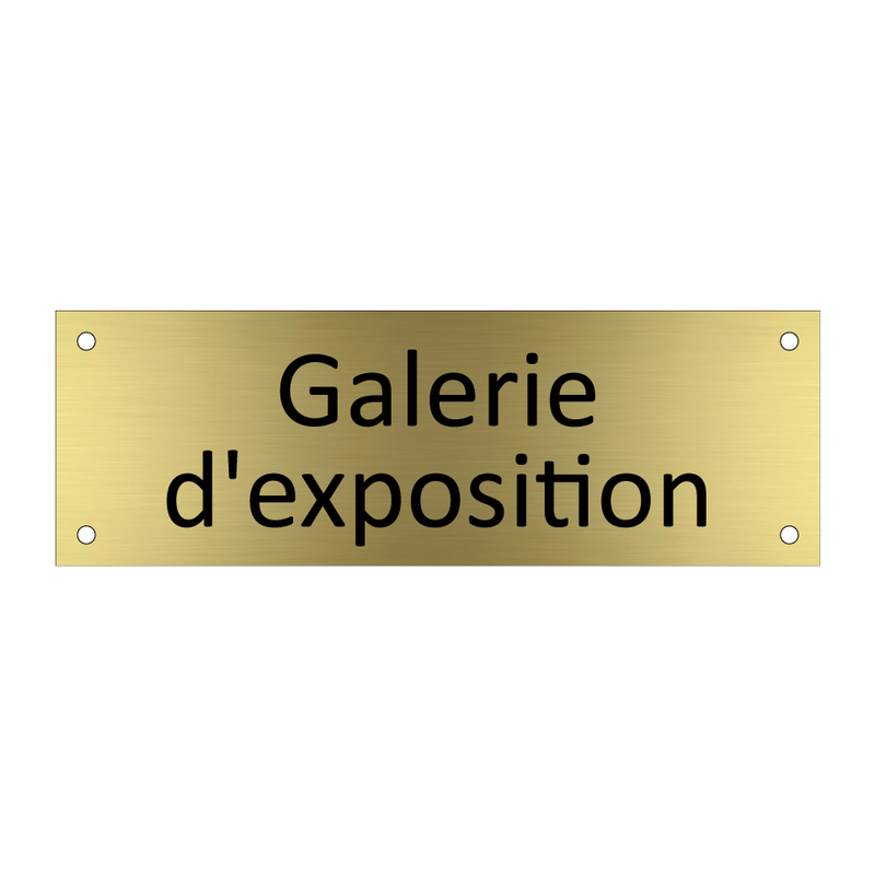 Galerie d'exposition