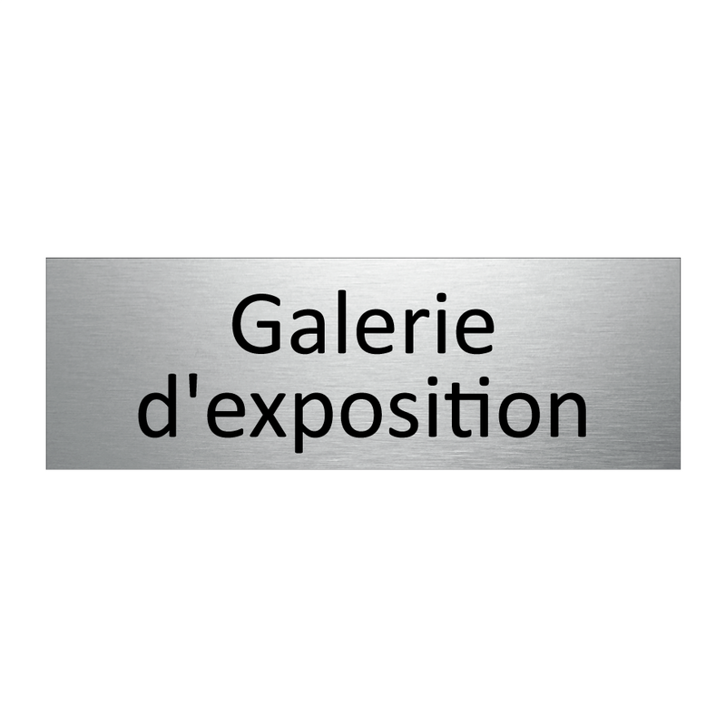 Galerie d'exposition