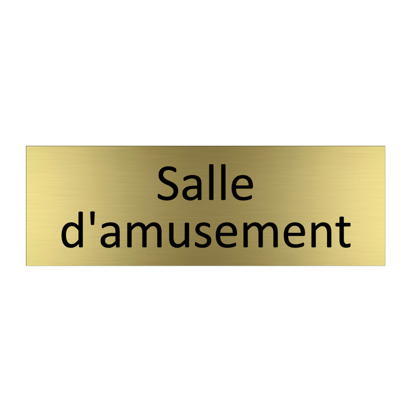 Salle d'amusement