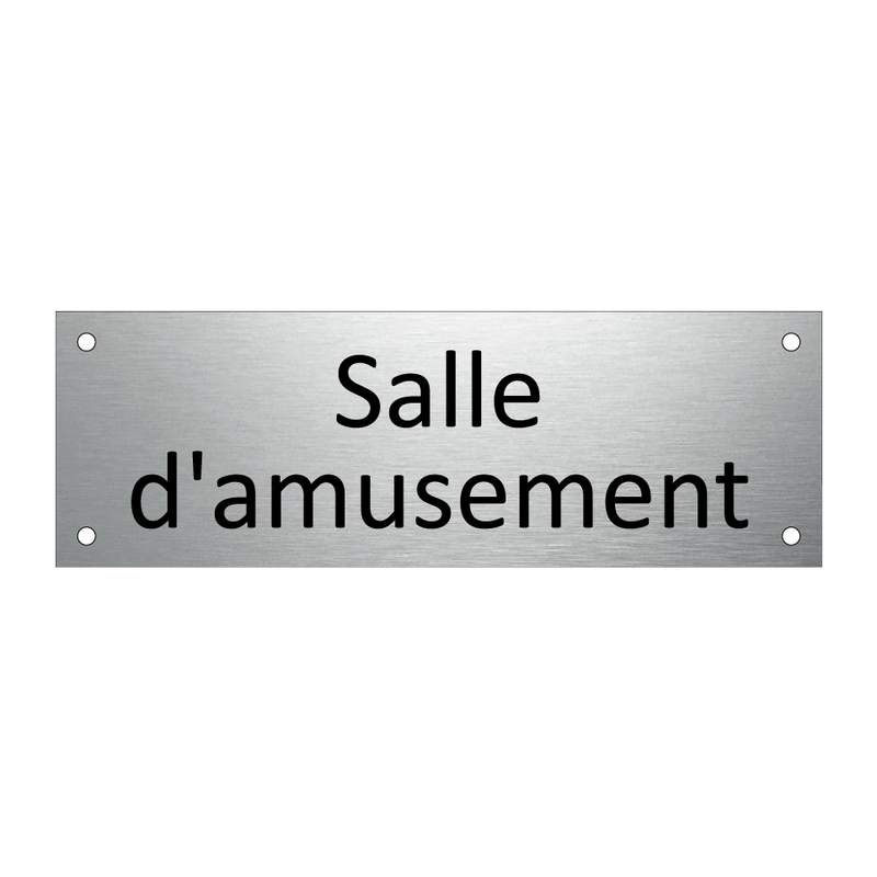 Salle d'amusement