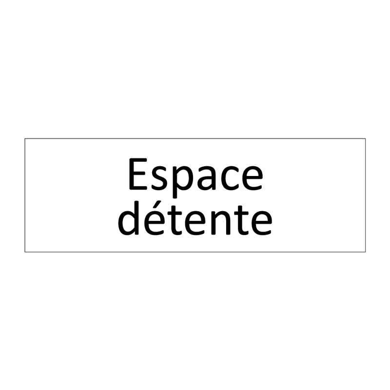 Espace détente