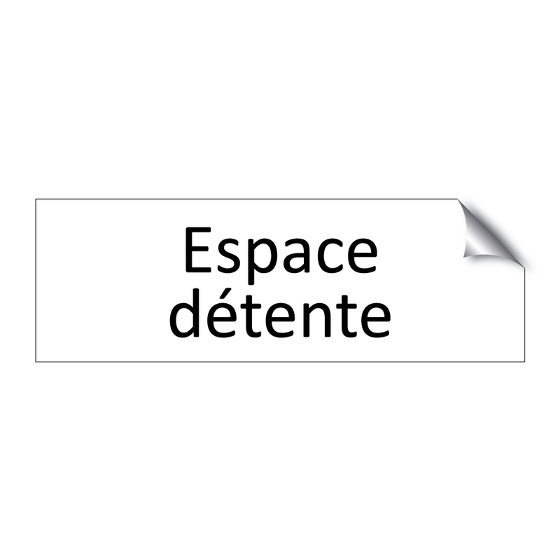 Espace détente