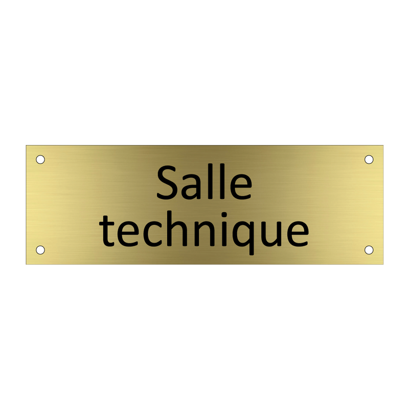 Salle technique