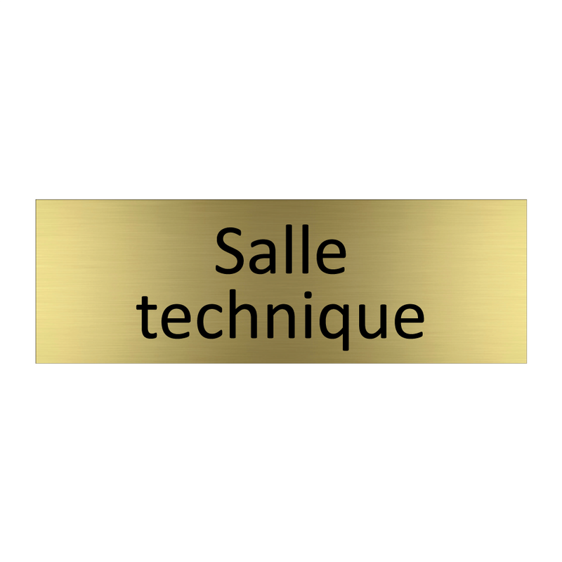 Salle technique