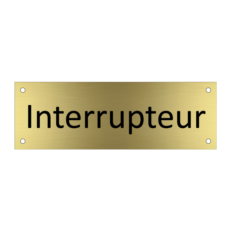 Interrupteur & Interrupteur & Interrupteur