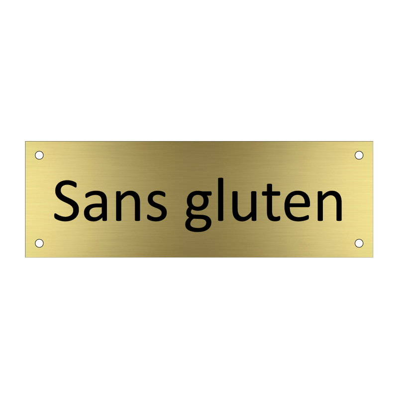 Sans gluten