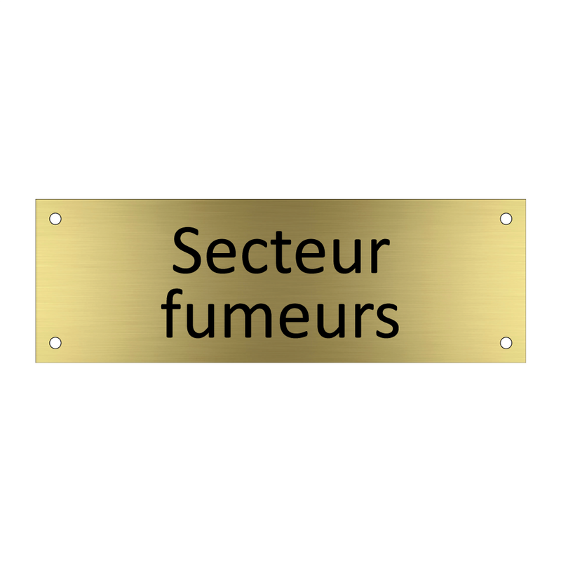 Secteur fumeurs