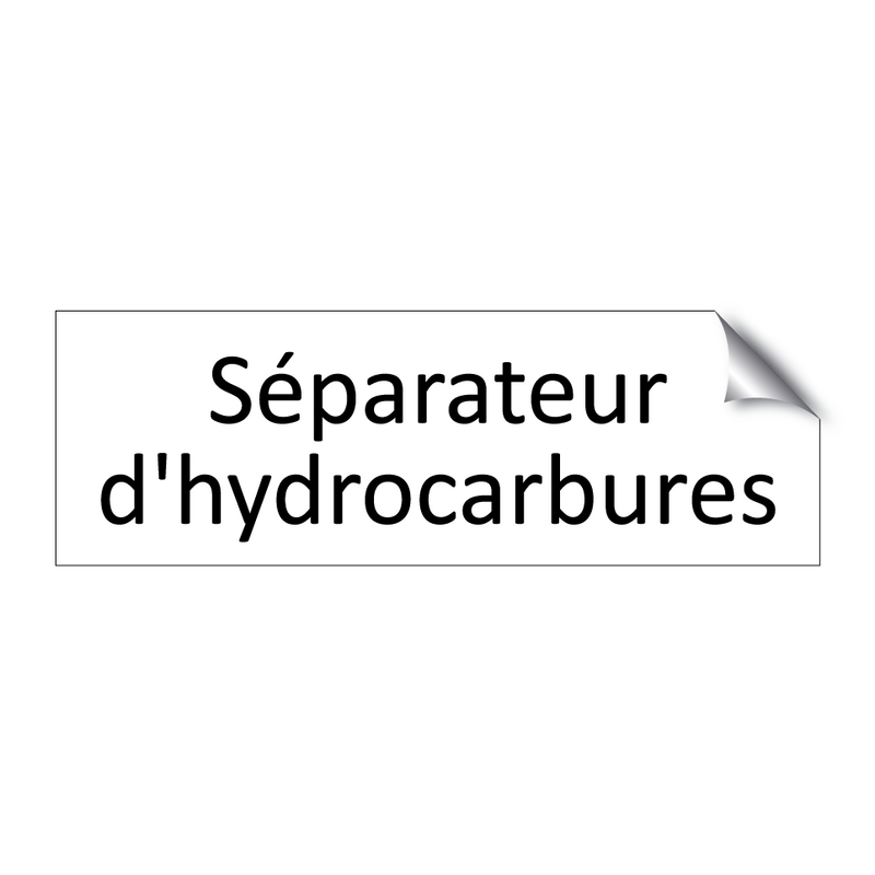 Séparateur d'hydrocarbures