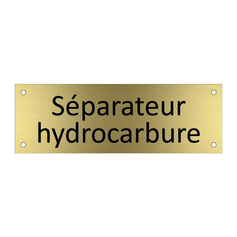 Séparateur hydrocarbure