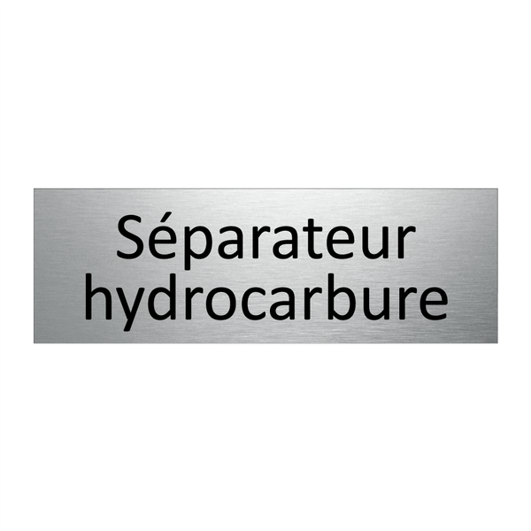 Séparateur hydrocarbure