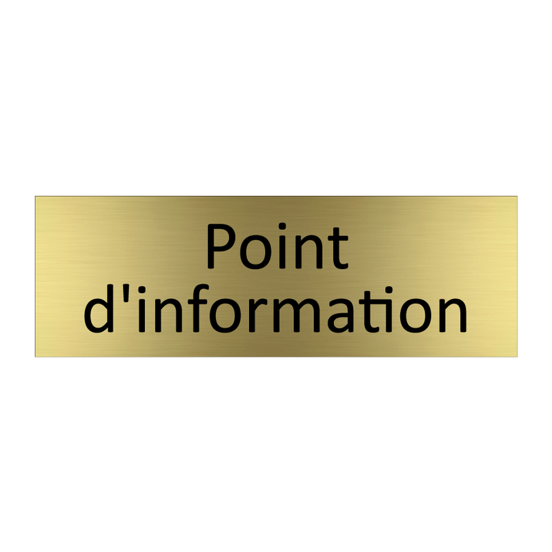 Point d'information