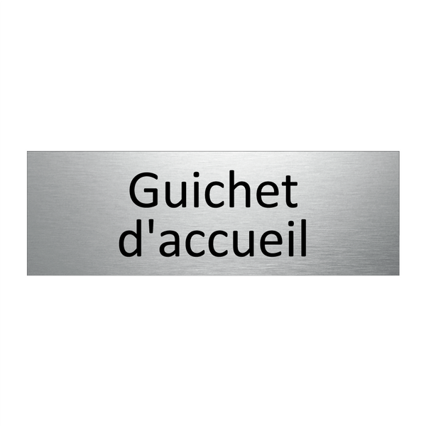 Guichet d'accueil