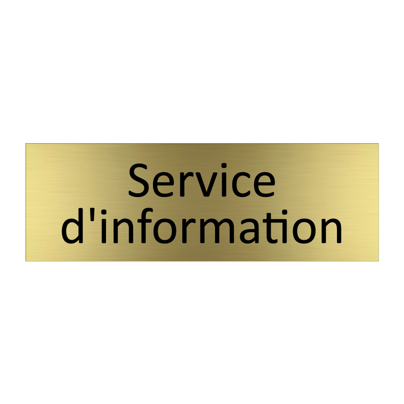 Service d'information