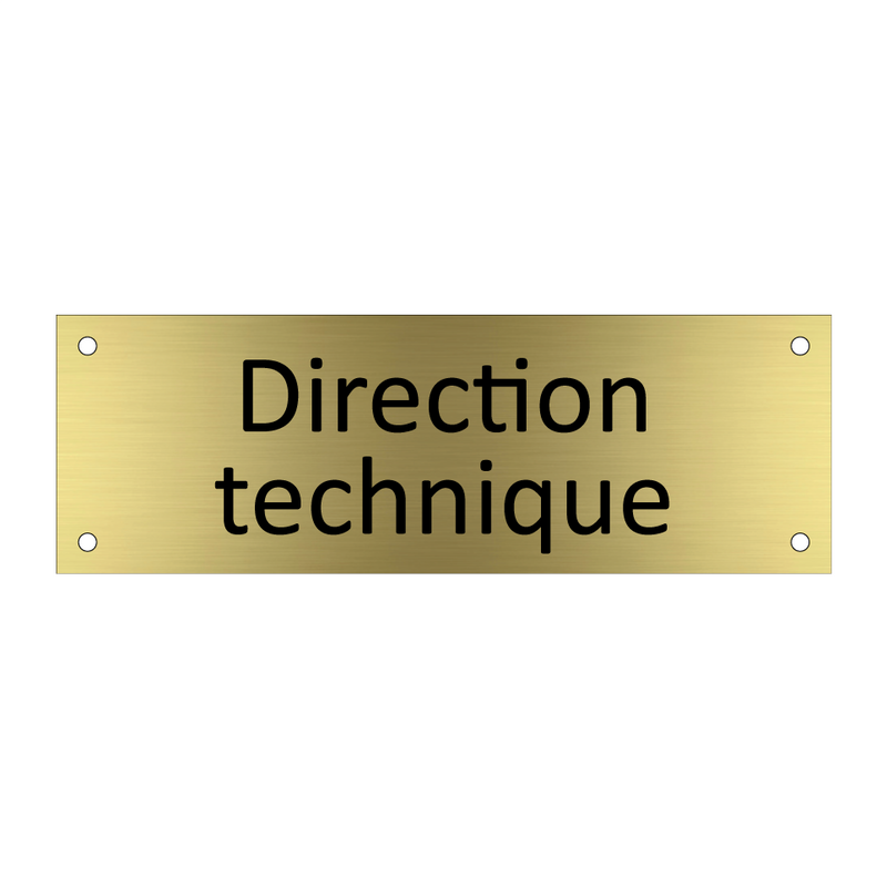 Direction technique